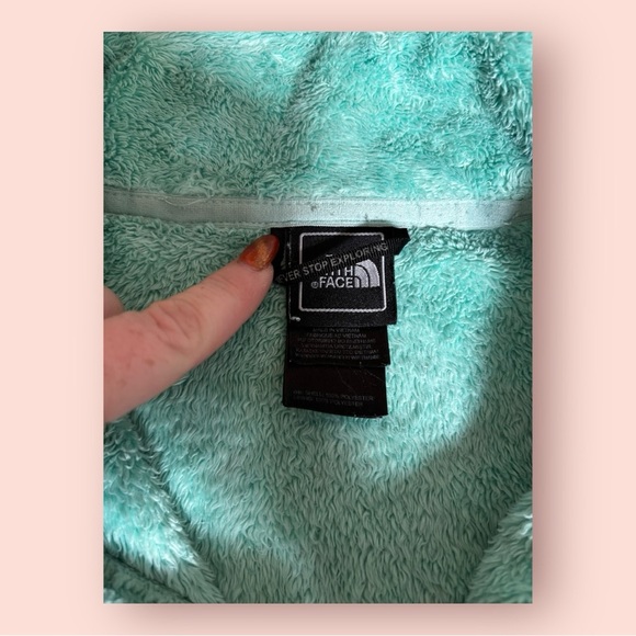 THE NORTH FACE Women's Osito Full Zip Fleece Jacket teal X-Large‎ - Picture 4 of 4